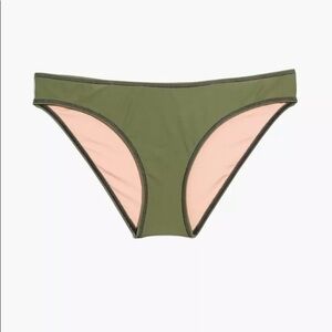 Madewell contrast stitched edition bikini bottom, size M, NWT